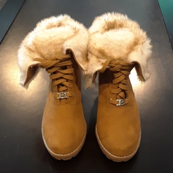 Michael Kors Shoes - Michael Kors Wedge Booties